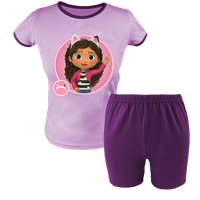 Krótka Piżama dziecięca - Koci Domek Gabi