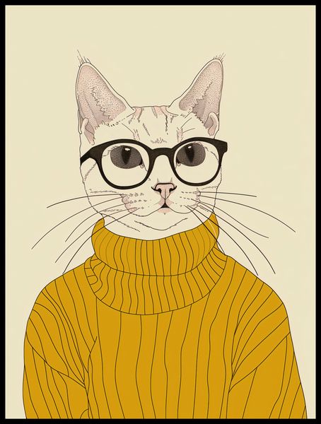 Plakat 60x80cm Intelektualista zdjęcie 2