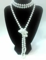 NASZYJNIK KORALE PERŁY PEREŁKI DŁUGIE SZKŁO 150cm
