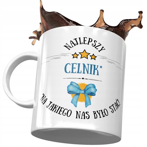 Kubek Dla Celnika Najlepszy Celnik Prezent Z Nadrukiem Ze Zdjęciem na Arena.pl
