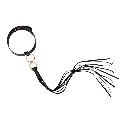 rosy gold   collar with flogger   black na Arena.pl