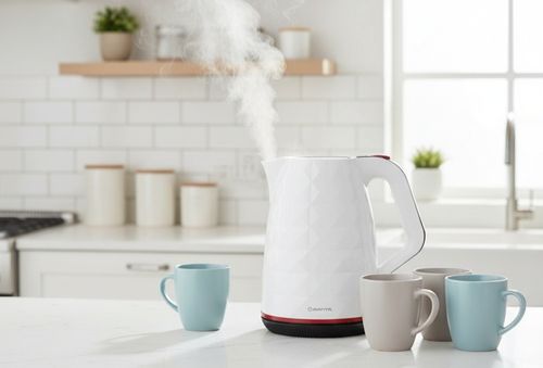 CZAJNIK ELEKTRYCZNY bezprzewodowy BIAŁY CICHY 2200W BEZ BPA FREE 1,7L na Arena.pl