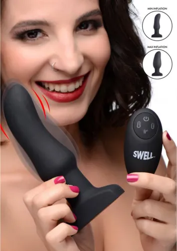 xr brands swell plug silikonowy, nadmuchiwany, zakrzywiony, wibrujący na Arena.pl