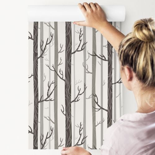 Tapeta Drzewa w Pastelowych Barwach na Arena.pl