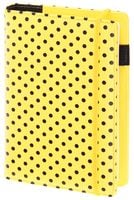 notes notatnik żółty a6 w linię z wymiennym wkładem 200 stron drops