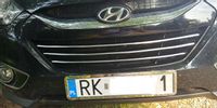 Hyundai IX35 - Listwy CHROM GRILL Zderzak