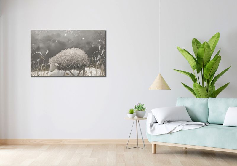 Obraz 100x60cm Bujna Owca zdjęcie 2