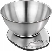 WAGA KUCHENNA Z MISĄ MPM MWK-05M srebrny/szary 5 kg WYŚWIETLACZ DOKŁADNA