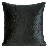 POSZEWKA BEZSZWOWY WZÓR WELUR VELVET 40X40 CZARNA