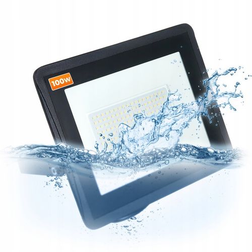 Naświetlacz halogen LED 2x 100W + statyw budowlany na Arena.pl