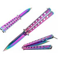 nóż motylkowy noz motylek treningowy scyzoryk 22,5 cm xj3767