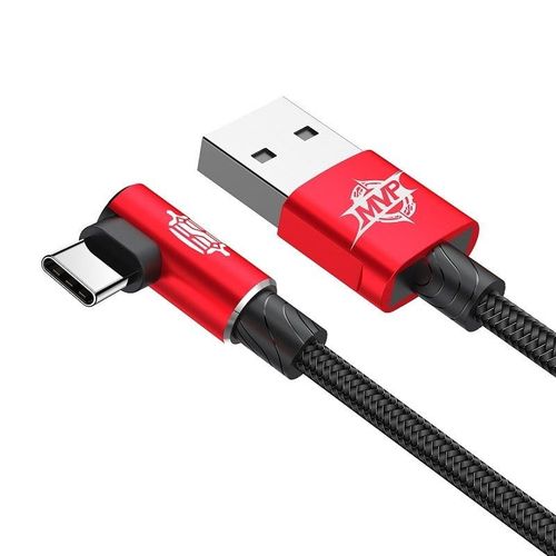 Kabel Baseus USB Type-C MVP 1m 2A - czerwony na Arena.pl