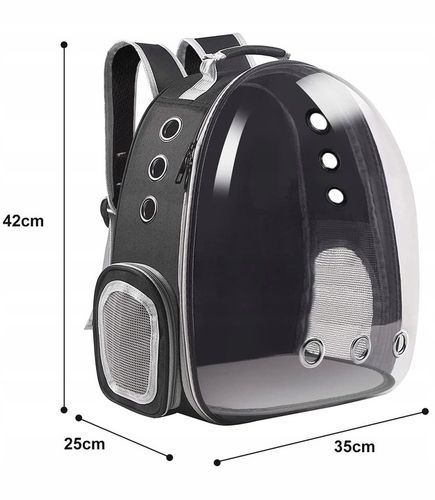 TRANSPORTER TORBA PLECAK KOTA PSA PRZEŹROCZYSTY na Arena.pl