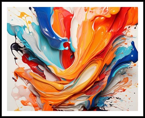 Plakat 76x60,5cm Taneczne Fale na Arena.pl