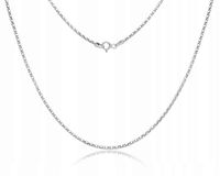 Łańcuszek srebrny Damski błyszczący oryginalny splot srebro rod 925 45 cm