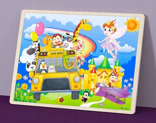 puzzle drewniane autobus jhtoy-992 na Arena.pl