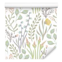 Tapeta kwiaty rośliny zioła liście do jadalni