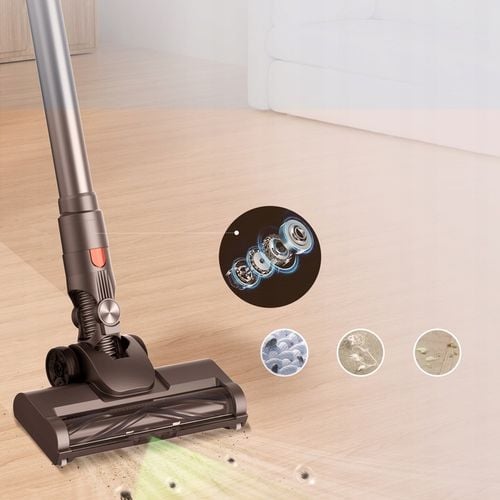 Odkurzacz bezprzewodowy pionowy JIGOO C200 23Kpa 72dB 40Min 1.2L LED na Arena.pl