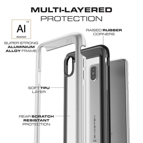 Etui Ghostek Atomic Slim do iPhone XS/X (czarne) na Arena.pl