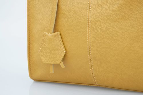 VERA PELLE torebka damska skórzana shopper klasyczna na ramię V074 c.taupe na Arena.pl