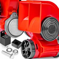 MOCNY KLAKSON 139 dB 12V FANFARA SYGNAŁ KOMPRESOR