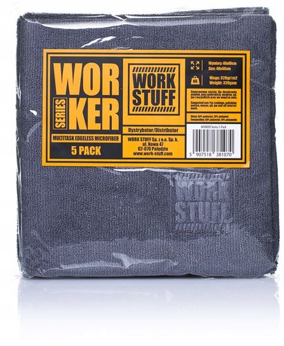 WORK STUFF WORKER 5 PACK GREY MIKROFIBRY BEZSZWOWE na Arena.pl