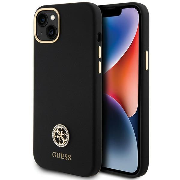 Etui Guess do iPhone 15 Plus, iPhone 14 Plus, Czarny zdjęcie 1