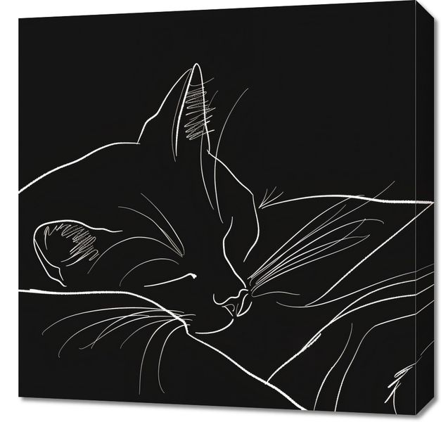 Obraz 60x60cm Nocny Spokój zdjęcie 1