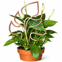 Podpora do roślin „Liść Monstery” – dekoracyjna kratka do doniczki