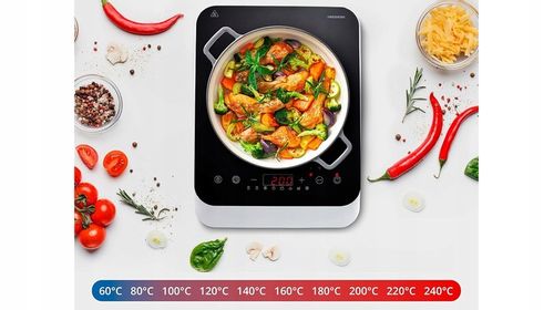 PRZENOŚNA KUCHENKA INDUKCYJNA MD18490 2000W TIMER 8 PROGRAMÓW na Arena.pl