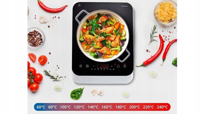 PRZENOŚNA KUCHENKA INDUKCYJNA MD18490 2000W TIMER 8 PROGRAMÓW zdjęcie 5