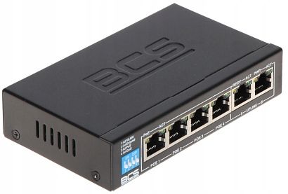 Switch BCS PoE 4-portowy 100Mbps BCS-B-SP0402 na Arena.pl