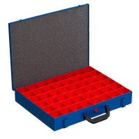 Kaseta metalowa 48 pojemników - 440x390x70 mm