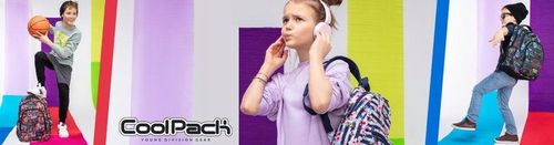 PLECAK CoolPack SZKOLNY MŁODZIEŻOWY Drafter FLOWER ZEBRA+GRATIS na Arena.pl