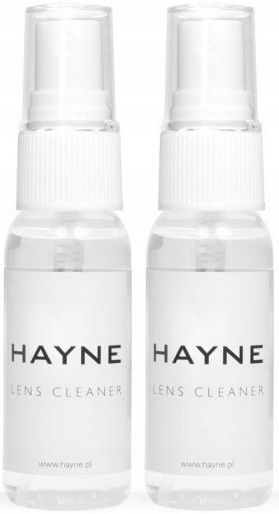 PŁYN DO CZYSZCZENIA OKULARÓW HAYNE LENS 2x30ML PROFESJONALNY + zdjęcie 2