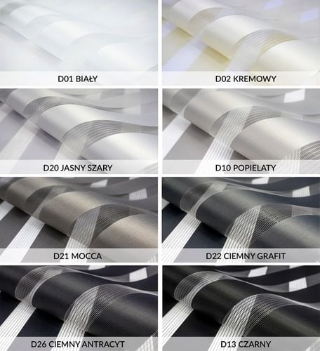 Roleta Dzień Noc na wymiar z napinaczem 57x150 cm na Arena.pl