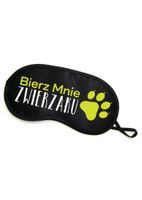 maska-opaska na oczy """"bierz mnie zwierzaku""""