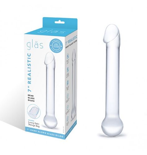 Glas - Realistic Head Glass Dildo na Arena.pl