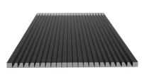 Poliwęglan komorowy 500x1050 dymny (szary) 4 mm
