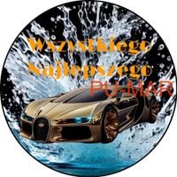 Opłatek na tort Urodziny 18 30 40 Bugatti Auto Samochód Logo Tekst Gratis