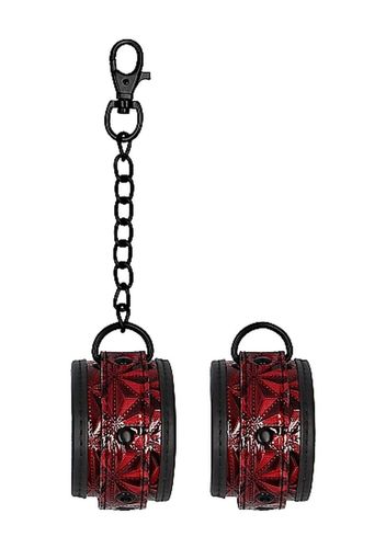 luxury hand cuffs - burgundy na Arena.pl