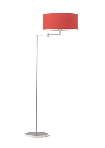 Lampa podłogowa CANCUN E27 abażur walec na Arena.pl