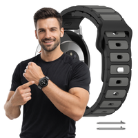 Pasek do Huawei Watch GT2 GT3 GT 2 3 42mm 43mm Elegant bransoleta czarny