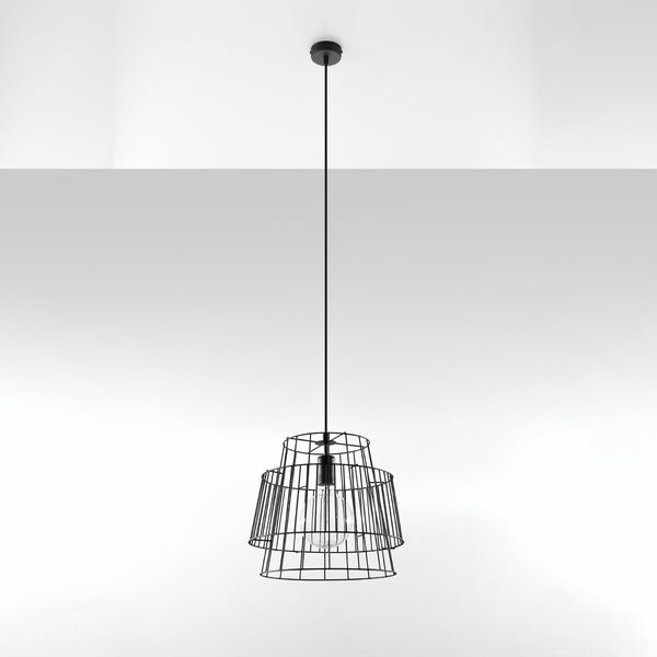 Lampa wisząca GATE czarny zdjęcie 2