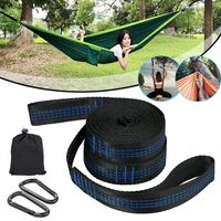 ZESTAW DO ZAWIESZANIA PASÓW DO WSZYSTKICH HAMAKÓW, 2 SZT PASKÓW HAMAKOWYCH