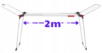 SUSZARKA NA PRANIE UBRANIA XXL VILEDA Infinity flex 3m