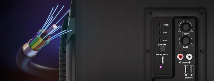 GŁOŚNIKI GRACZA HELIUM 800BT 2.1 ARGB + SŁUCHAWKI zdjęcie 12