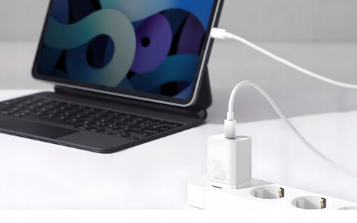 ŁADOWARKA BASEUS sieciowa Super Si Quick Charger 1xUSB-C 20W (biała) na Arena.pl