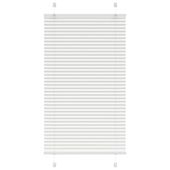 Roleta plisowana biała 70x100 cm Szerokość tkaniny 69,4 cm