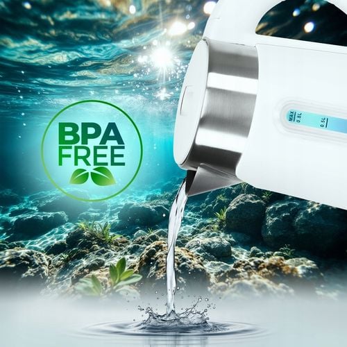 CZAJNIK ELEKTRYCZNY BEZPRZEWODOWY 0,8L BIAŁY MAŁY TURYSTYCZNY 1000 W na Arena.pl